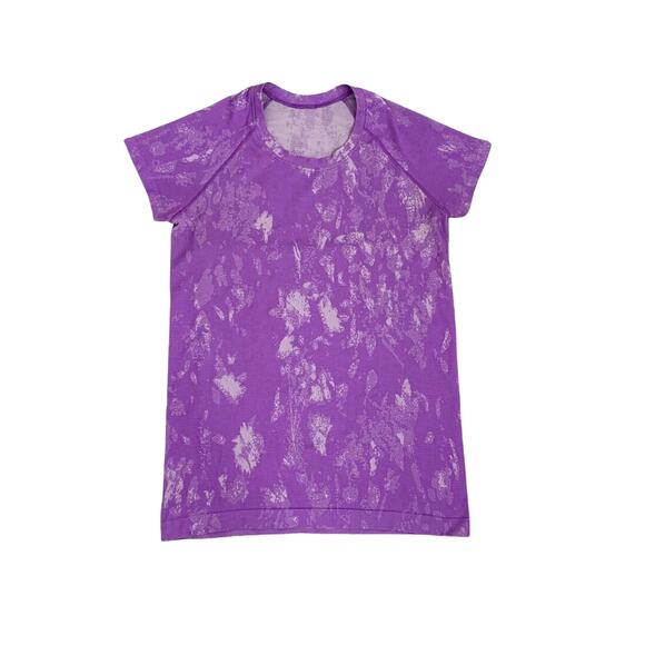 Lululemon Athletica Swiftly Tech Purple Short Sleeve Athletic Shirt Size 10 - Picture 1 of 3
